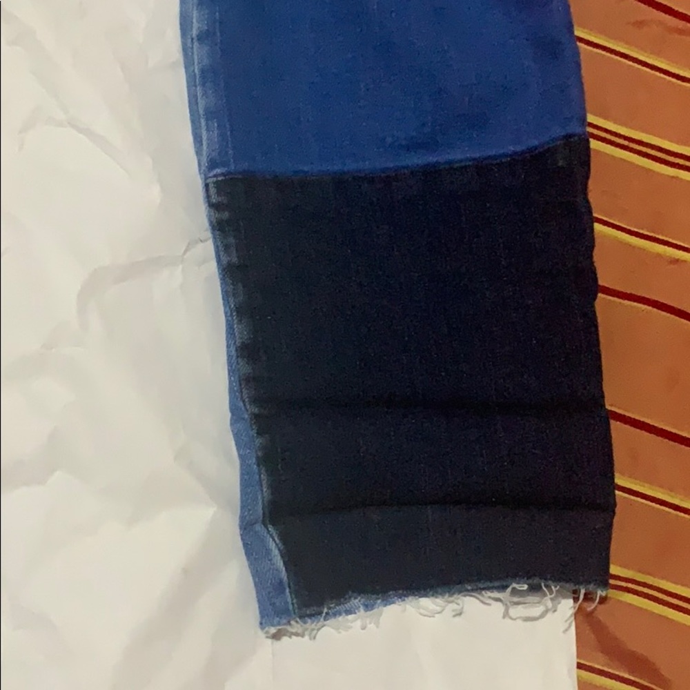 Zara Patchwork Jeans - image 8